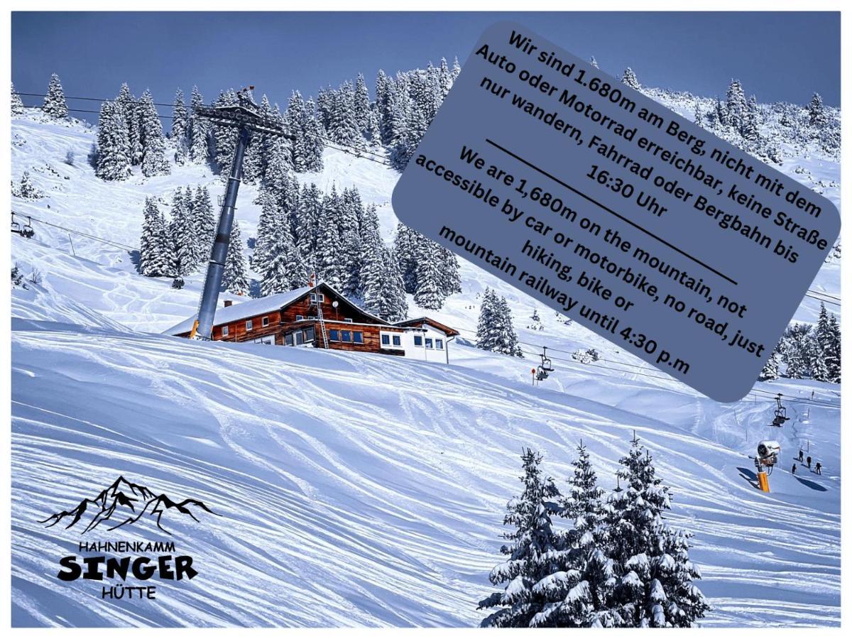 Berggasthof Singerhutte In Hofen, Reutte Hotell Exteriör bild